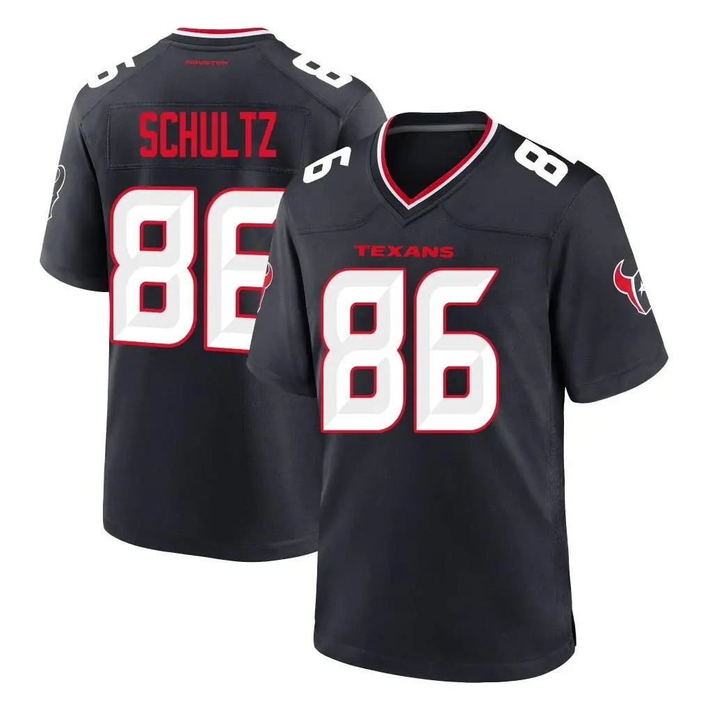 H.Texans #86 Dalton Schultz Player Navy Team Home Game BALCE Stitched Jerseys