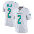 M.Dolphins #2 Malik Willis Player White Limited Vapor Untouchable Home Game BALCE Stitched Jerseys