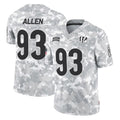 C.Bengals #93 Jonathan Allen Player Arctic Camo Salute to Service Limited BALCE Stitched Jerseys