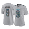 C.Panthers #9 Bryce Young Player Gray Atmosphere Fashion Game BALCE Stitched Jerseys