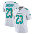 M.Dolphins #23 Zayne Anderson Player White Limited Vapor Untouchable Home Game BALCE Stitched Jerseys