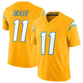 LA.Chargers #11 Cameron Dicker Player Gold Limited Vapor F.U.S.E. Home Game BALCE Stitched Jerseys