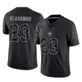 NO.Saints #23 Julian Blackmon Player Black Limited Reflective Home Game BALCE Stitched Jerseys