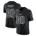 LV.Raiders #98 Maxx Crosby Player Black Limited Black Impact Home Game BALCE Stitched Jerseys