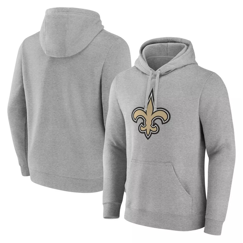NO.Saints ## Saints Blank Player Gray LOGO Pullover Hoodies Limited BALCE Stitched Jerseys