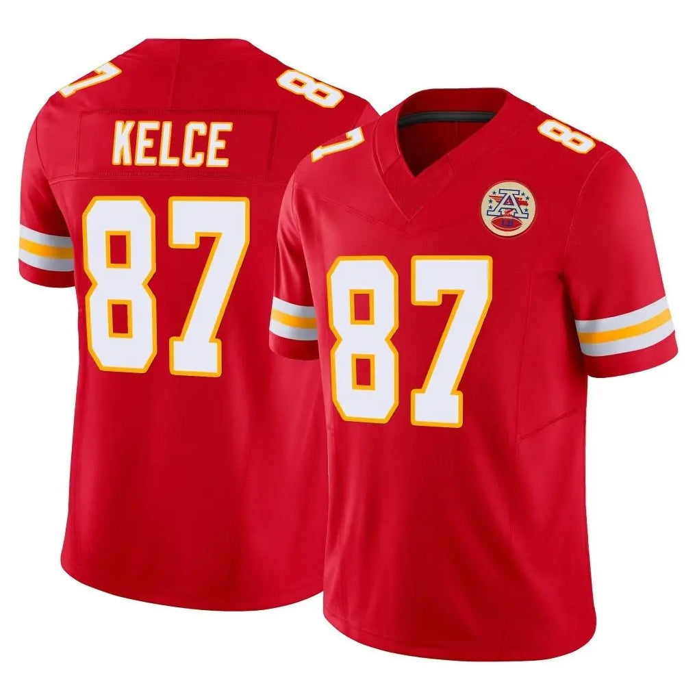 KC.Chiefs #87 Travis Kelce Player Red Limited Vapor F.U.S.E. Home Game BALCE Stitched Jerseys