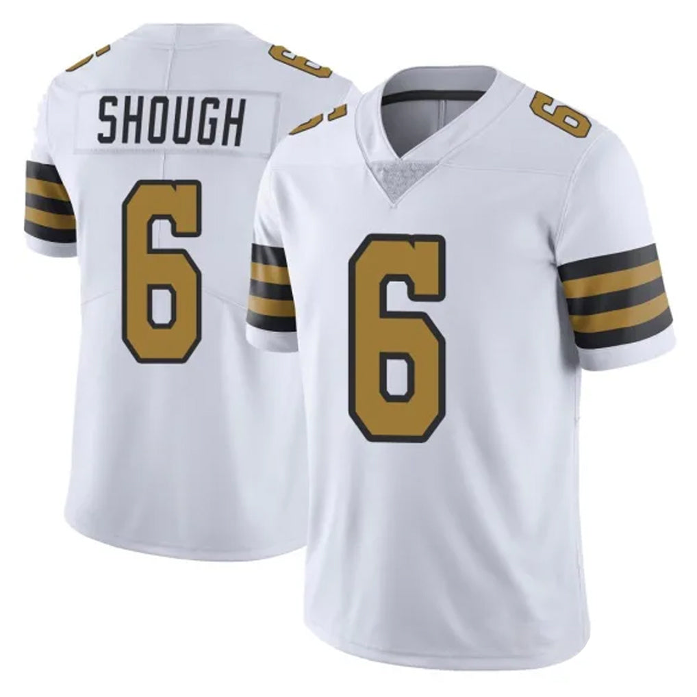 NO.Saints #6 Tyler Shough Player White Limited Color Rush Home Game BALCE Stitched Jerseys