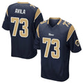 LA.Rams #73 Steve Avila Player Navy Home Game BALCE Stitched Jerseys