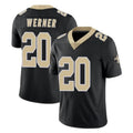 NO.Saints #20 Pete Werner Player Black Limited Vapor Untouchable Home Game BALCE Stitched Jerseys