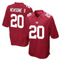 NY.Giants #20 Greg Newsome II Player Red Home Game BALCE Stitched Jerseys