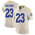 LA.Rams #23 Kyren Williams Player Bone Limited Vapor Home Game BALCE Stitched Jerseys