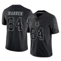 IN.Colts #84 Tyler Warren Player Black Reflective Limited Game BALCE Stitched Jerseys