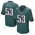 P.Eagles #53 Zack Baun Player Team Color Green Home Game BALCE Stitched Jerseys