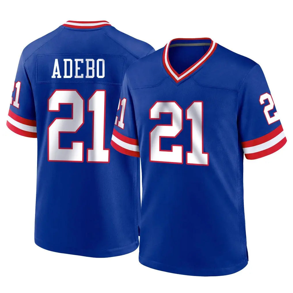 NY.Giants #21 Paulson Adebo Player Royal Classic Home Game BALCE Stitched Jerseys