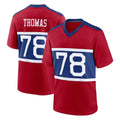 NY.Giants #78 Andrew Thomas Player Red Century Home Game BALCE Stitched Jerseys