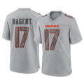 C.Bears #17 Tyson Bagent Player Gray Atmosphere Fashion Game BALCE Stitched Jerseys