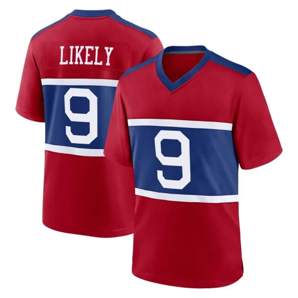 NY.Giants #9 Lsaiah Likely Player Red Century Home Game BALCE Stitched Jerseys