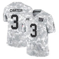 NY.Giants #3 Abdul Carter Player Arctic Camo Salute To Service Limited Game BALCE Stitched Jerseys