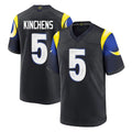 LA.Rams #5 Kamren Kinchens Player Black Midnight Rivalries Collection Home Game BALCE Stitched Jerseys