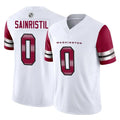 W.Commanders #0 Mike Sainristil Player White Vapor F.U.S.E. Limited Home Game BALCE Stitched Jerseys
