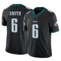 P.Eagles #6 DeVonta Smith Player Black Limited Vapor F.U.S.E. Home Game BALCE Stitched Jerseys