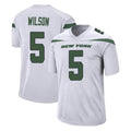 NY.Jets #5 Garrett Wilson Player White Spotlight Home Game BALCE Stitched Jerseys
