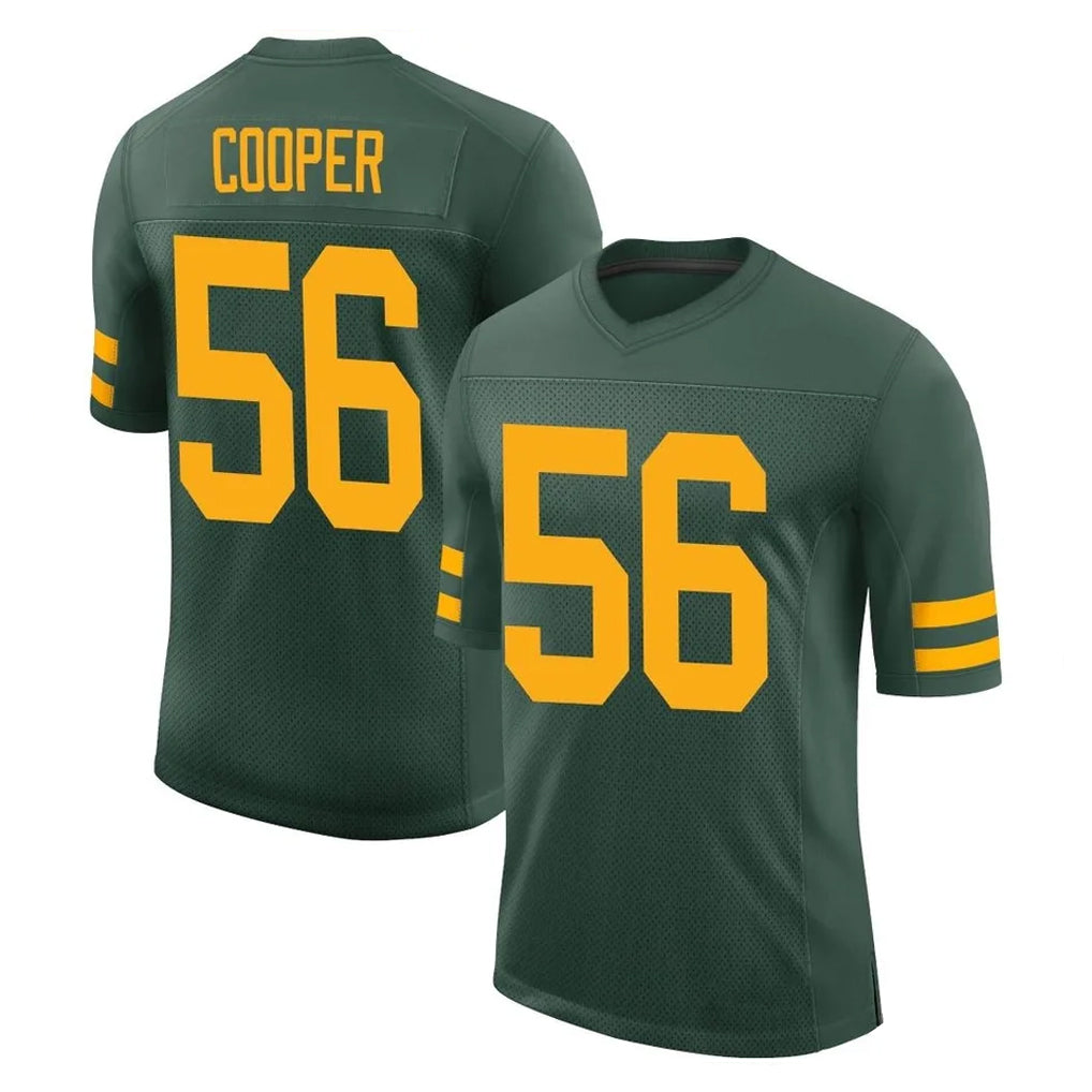 GB.Packers #56 Edgerrin Cooper Player Green Alternate Vapor Home Game BALCE Stitched Jerseys