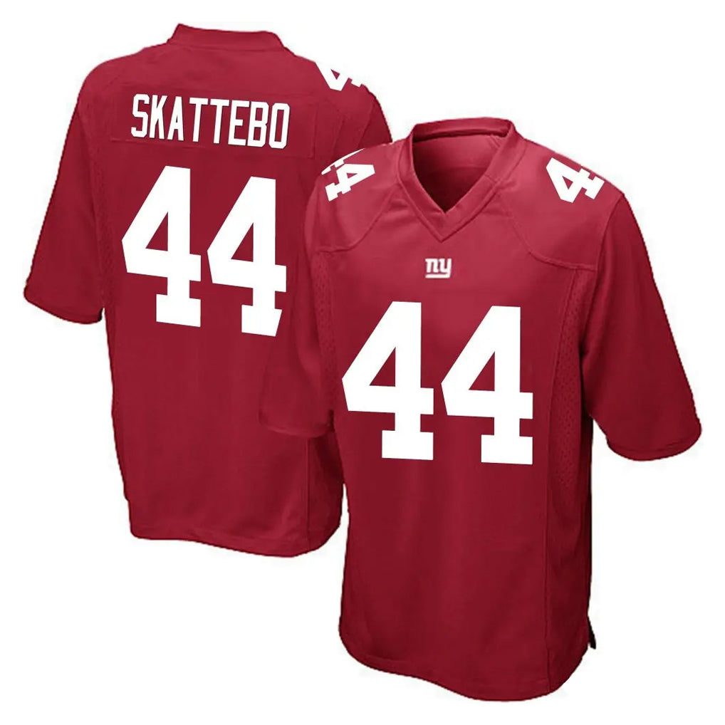 NY.Giants #44 Cam Skattebo Player Red Home Game BALCE Stitched Jerseys