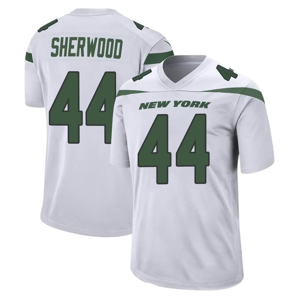 NY.Jets #44 Jamien Sherwood Player White Spotlight Home Game BALCE Stitched Jerseys