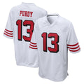 SF.49ers #13 Brock Purdy Player White Limited Alternate Home Game BALCE Stitched Jerseys