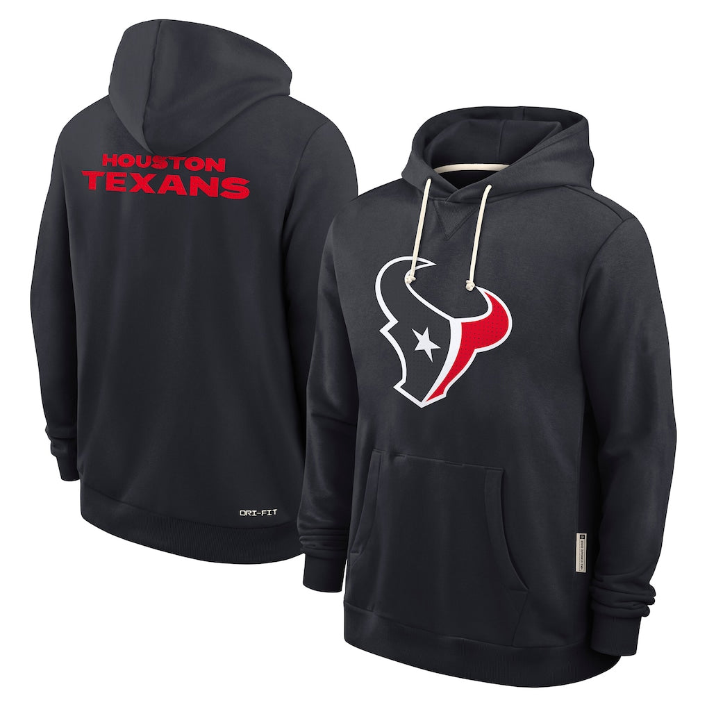 H.Texans ## Texans Blank Player Navy Sideline Standard Home Dri-FIT Hoodie BALCE Stitched Jerseys