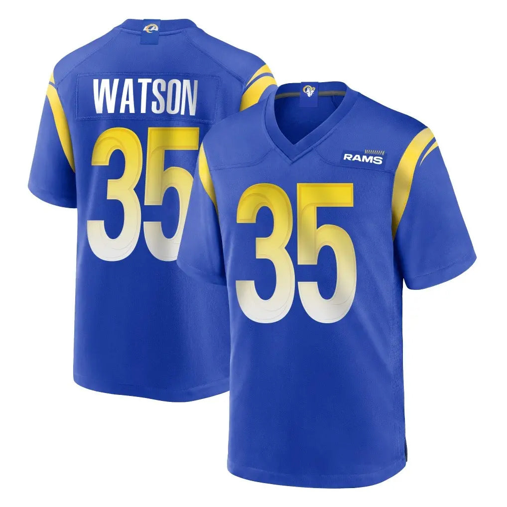 LA.Rams #35 Jaylen Watson Player Royal Home Game BALCE Stitched Jerseys