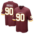 W.Commanders #90 Charles Omenihu Player Burgundy Team Color Home Game BALCE Stitched Jerseys