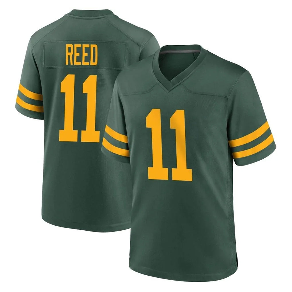 GB.Packers #11 Jayden Reed Player Green Alternate Home Game BALCE Stitched Jerseys
