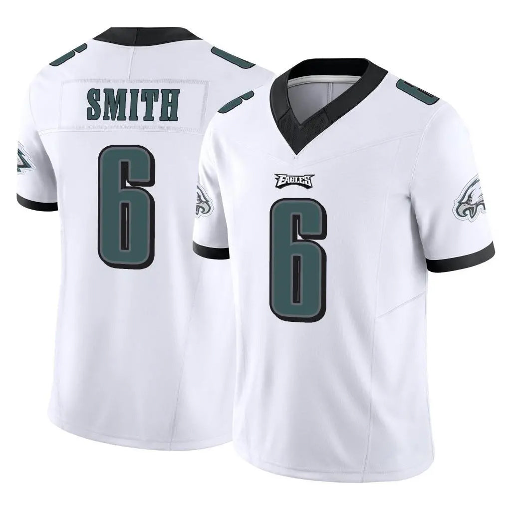 P.Eagles #6 DeVonta Smith Player White Limited Vapor F.U.S.E. Home Game BALCE Stitched Jerseys