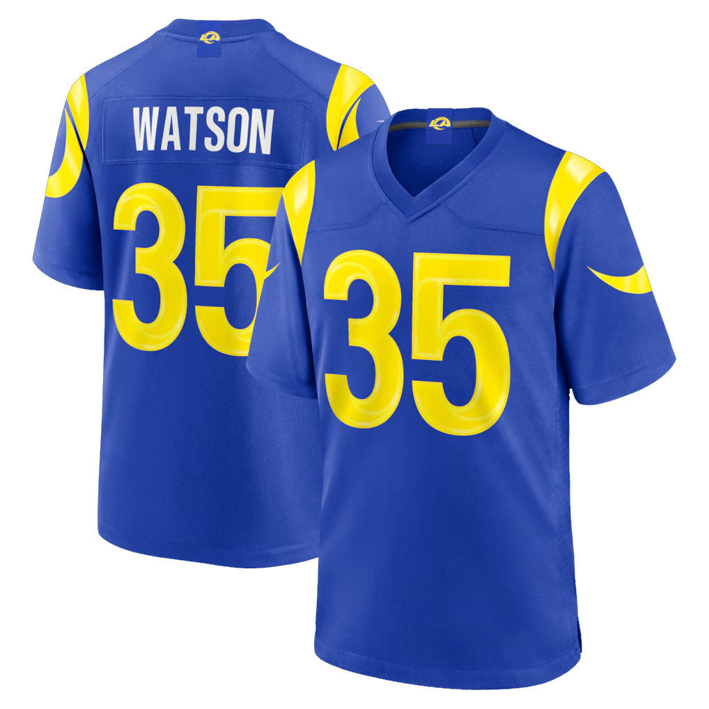 LA.Rams #35 Jaylen Watson Player Royal Limited Home Game BALCE Stitched Jerseys