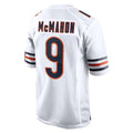 C.Bears #9 Jim McMahon Player White Home Game BALCE Stitched Jerseys