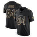 NO.Saints #94 Cameron Jordan Player Black Impact Limited Home Game BALCE Stitched Jerseys
