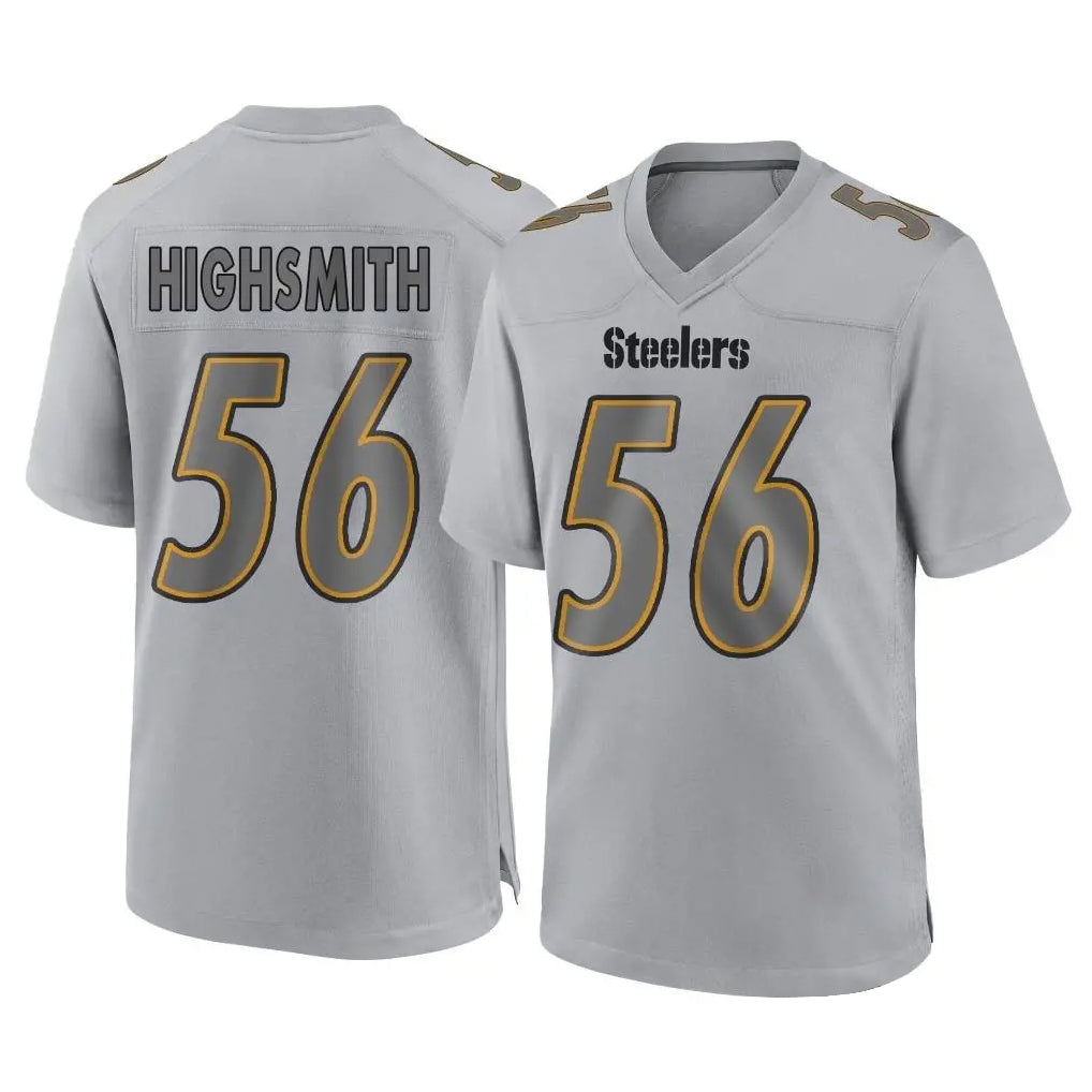 P.Steelers #56 Alex Highsmith Player Gray Atmosphere Fashion Home Game BALCE Stitched Jerseys