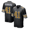 NO.Saints #41 Alvin Kamara Player Black Alternate Home Game BALCE Stitched Jerseys