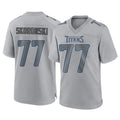 T.Titans #77 Peter Skoronski Player Gray Atmosphere Fashion Home Game BALCE Stitched Jerseys