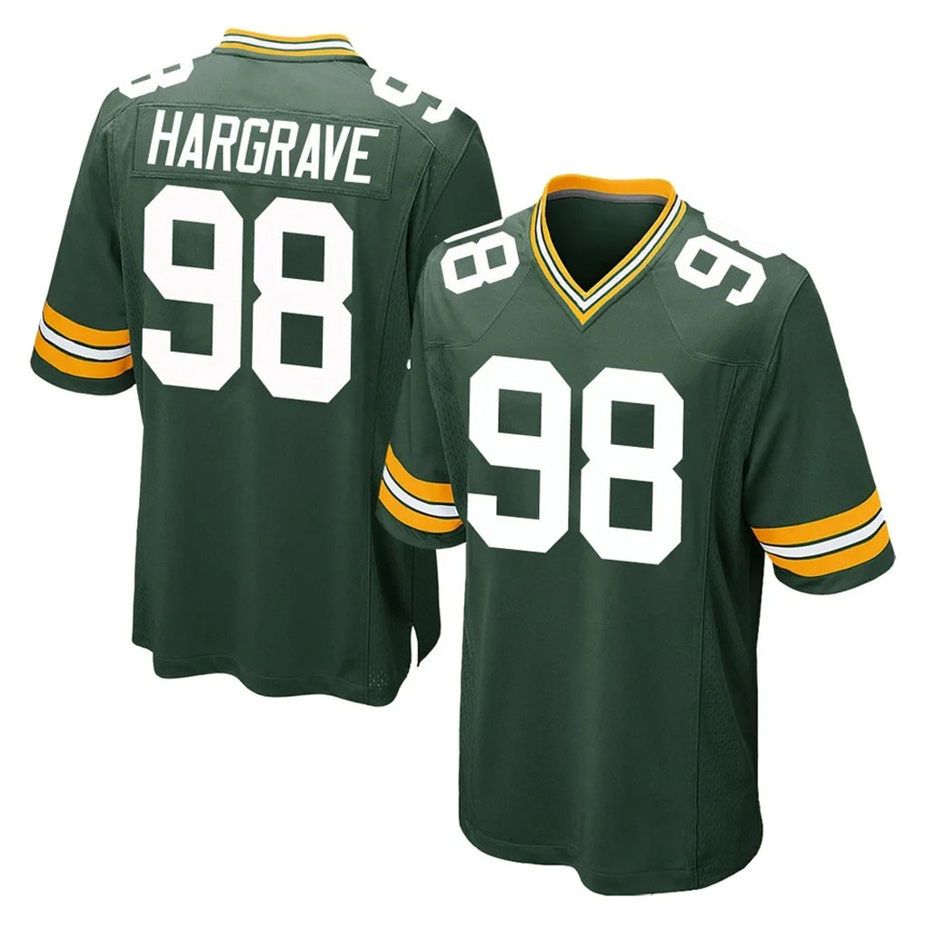 GB.Packers #98 Javon Hargrave Player Green Home Game BALCE Stitched Jerseys