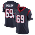 H.Texans #69 Ed Ingram Player Navy Limited Vapor Untouchable Home Game BALCE Stitched Jerseys