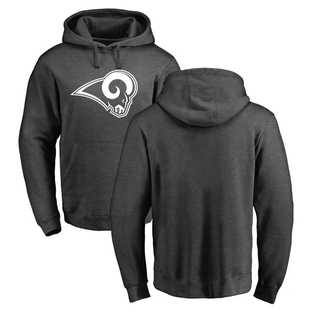 LA.Rams #0 Byron Young Player Gray Pullover Hoodie Limited Game BALCE Stitched Jerseys