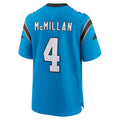 C.Panthers #4 Tetairoa McMillan Player Blue Home Game BALCE Stitched Jerseys