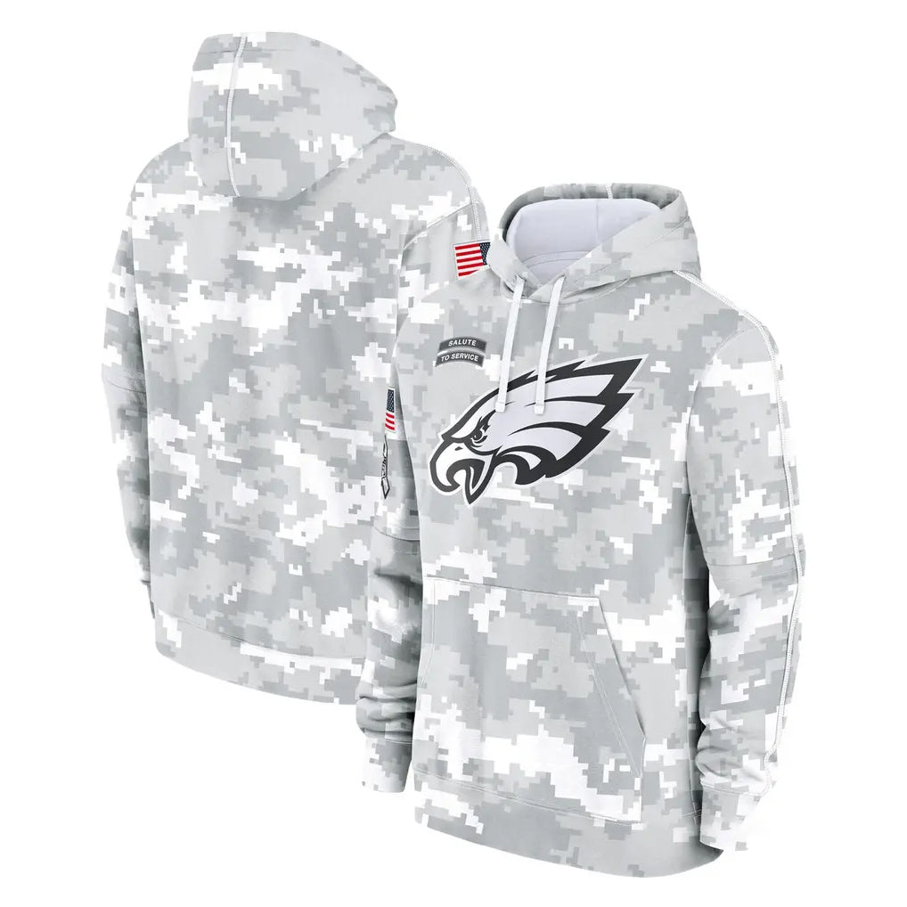 P.Eagles ## Eagles Blank Player Arctic Camo Salute to Service Pullover Hoodies Limited Game BALCE Stitched Jerseys