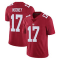 NY.Giants #17 Darnell Mooney Player Red Limited Vapor Untouchable Home Game BALCE Stitched Jerseys