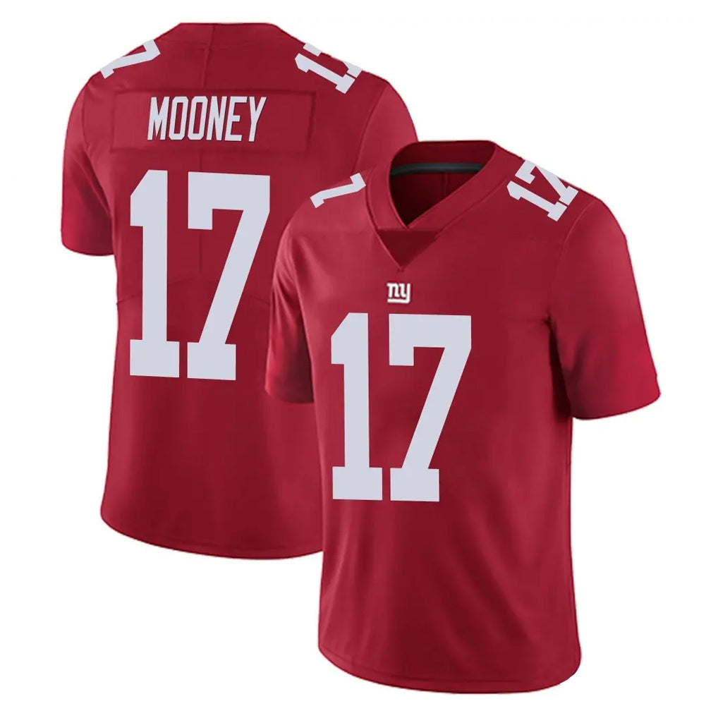 NY.Giants #17 Darnell Mooney Player Red Limited Vapor Untouchable Home Game BALCE Stitched Jerseys