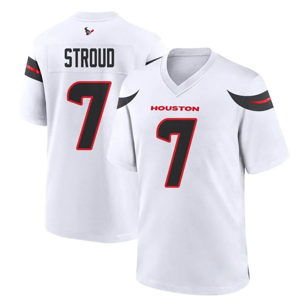 H.Texans #7 CJ Stroud Player White Home Game BALCE Stitched Jerseys