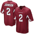 A.Cardinals #2 Will Johnson Player Cardinal Home Game BALCE Stitched Jerseys
